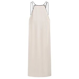 Massimo Dutti Cream Strapless Dress